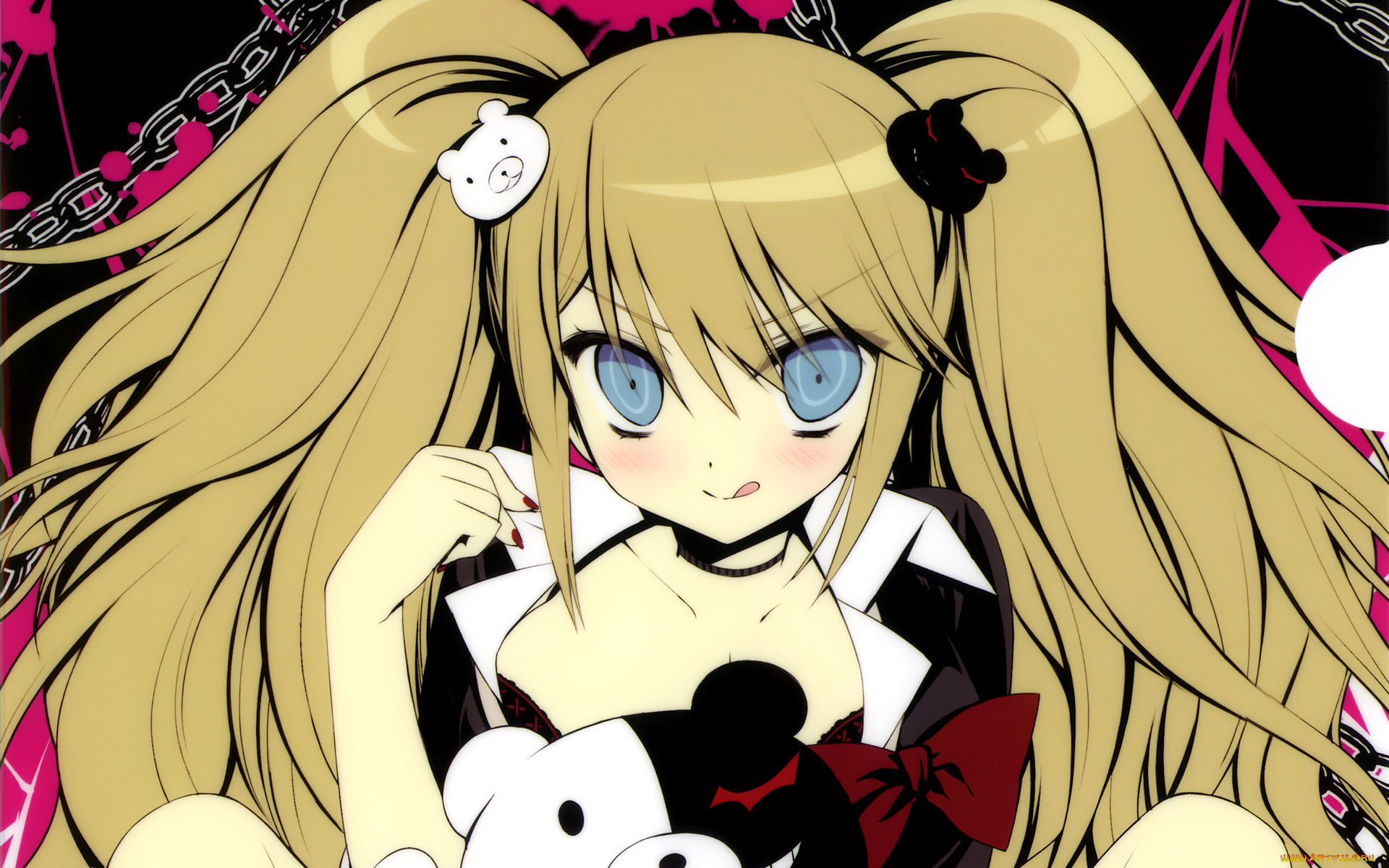 , danganronpa, , enoshima junko, , , , , , , 